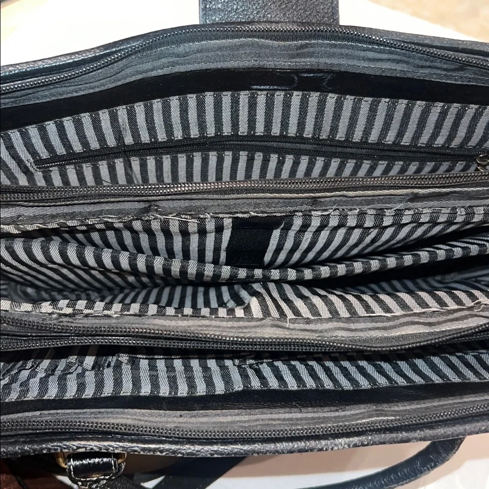 Vintage Amiet Leather Briefcase
